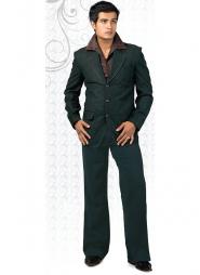 Стильный мужской костюм-двойка цвета Красного моря + рубашка