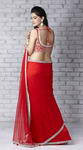 Красное свадебное индийское сари