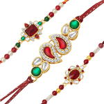 Ракша — индийские мужские браслеты (3 шт.)