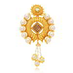 Пасса — позолоченное традиционное индийское украшение на голову / волосы