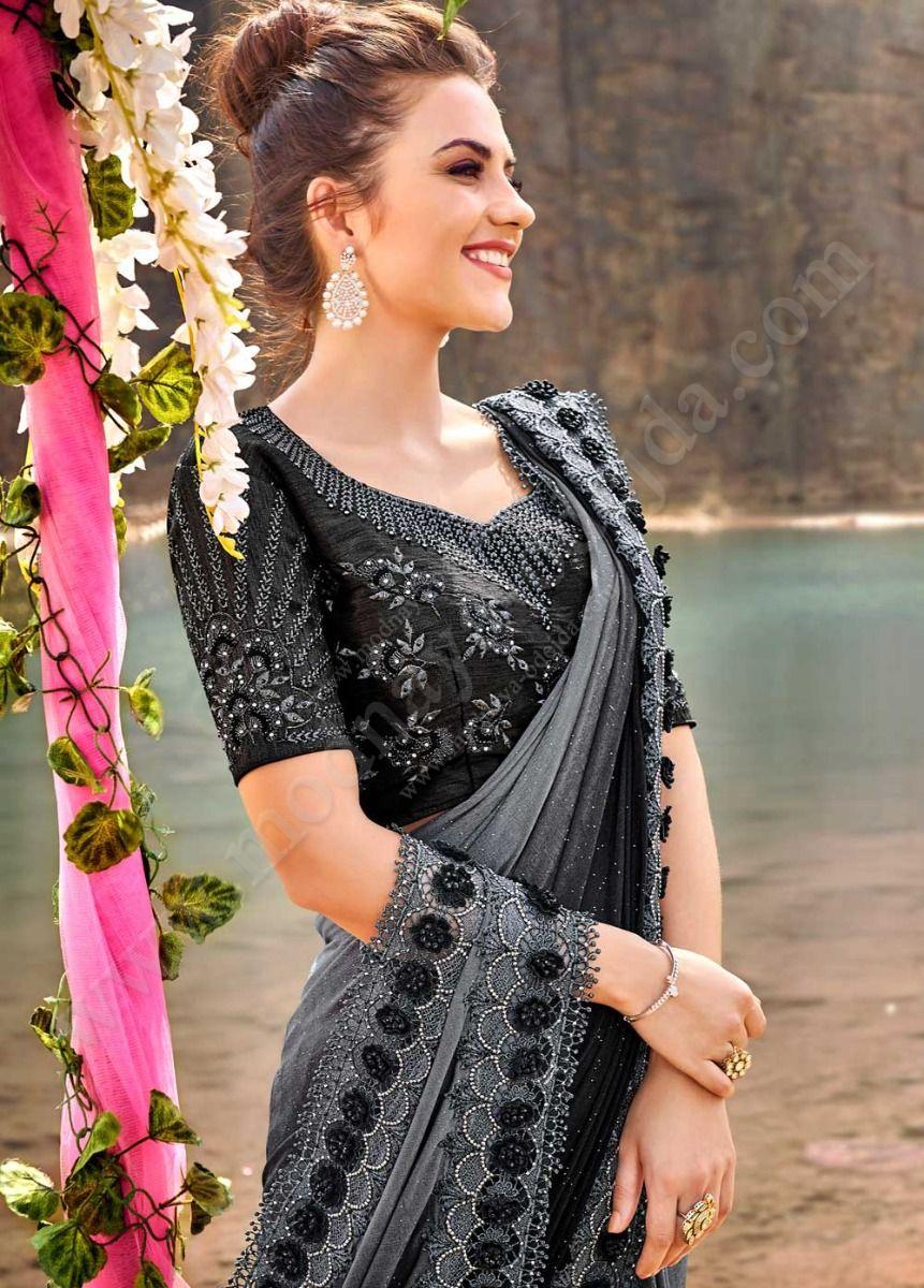 South indian actress hot photos  Shalin Zoya exposing very hot in black  saree Photos HD Images Pictures Stills First Look Posters of South  indian actress hot photos  Shalin Zoya exposing