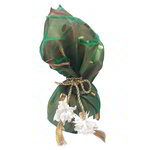 *Зелёная сумочка-мешочек