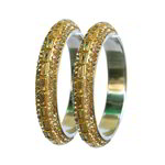 *Индийский браслет из латуни с искусственными камнями