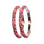 *Латунный индийский браслет с искусственными камнями