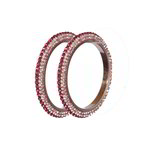 *Латунный индийский браслет со стразами, искусственными камнями