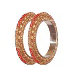 *Бордовый латунный индийский браслет со стразами, искусственными камнями