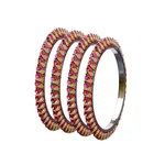 *Латунный индийский браслет со стразами, искусственными камнями