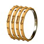 *Золотой латунный индийский браслет со стразами, искусственными камнями