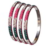 *Золотой латунный индийский браслет со стразами, искусственными камнями