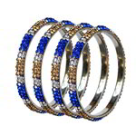 *Золотой латунный индийский браслет со стразами, искусственными камнями