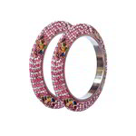 *Молочный и золотой латунный индийский браслет со стразами, искусственными камнями