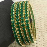 *Цвета меди и золотой медный индийский браслет со стразами