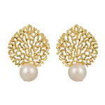 Позолоченные индийские серьги