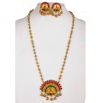*Золотые индийское украшение на шею со стразами, искусственными камнями