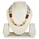 *Цвета меди и золотые медные индийское украшение на шею с бисером, перламутровыми бусинками