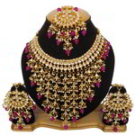 *Золотые индийское украшение на шею со стразами, искусственными камнями