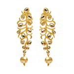 *Золотые латунные индийские серьги со стразами, искусственными камнями