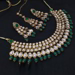 *Цвета меди и золотые медные индийское украшение на шею со стразами, искусственными камнями