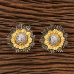 *Латунные индийские серьги с бисером