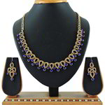 *Золотые индийское украшение на шею со стразами