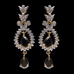 Позолоченные индийские серьги