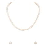 *Золотые индийское украшение на шею с перламутровыми бусинками