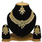 *Бежевые, коричневые и золотые индийское украшение на шею со стразами, искусственными камнями