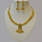 *Золотые латунные индийское украшение на шею со стразами