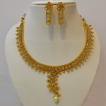 *Разноцветные и золотые индийское украшение на шею из латуни со стразами, перламутровыми бусинками