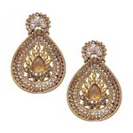 *Золотые индийские серьги