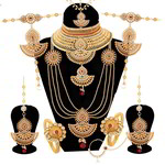 *Разноцветное и золотое индийское украшение на шею со стразами, искусственными камнями