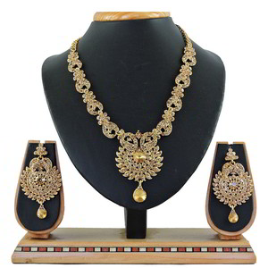 Цвета меди, коричневое и золотое медное индийское украшение на шею со стразами