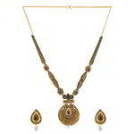 *Бордовое, золотое и красное индийское украшение на шею со стразами