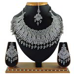 *Чёрное, золотое и серое индийское украшение на шею со стразами