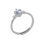 *Серебристое женское индийское кольцо