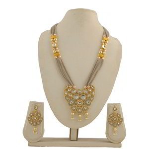Цвета меди, золотой и серый медный индийский кулон на шею с искусственными камнями