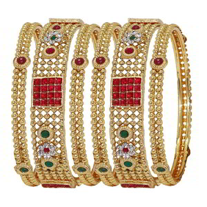 Бордовый, золотой и красный индийский браслет со стразами, бисером