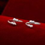 *Серебристое женское индийское кольцо