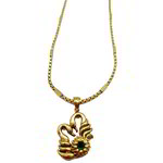 *Золотой индийский кулон на шею