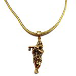 *Золотой индийский кулон на шею