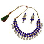 *Молочное и золотое индийское украшение на шею со стразами, искусственными камнями