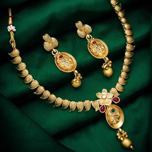 Бордовое, цвета меди, золотое и красное медное индийское украшение на шею с искусственными камнями