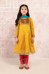 *Горчичный индийское национальное платье / костюм для девочки
