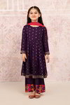 *Фиолетовый индийское национальное платье / костюм для девочки