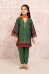 *Зелёный индийское национальное платье / костюм для девочки